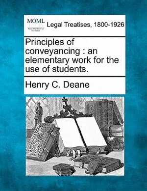 Front cover_Principles Of Conveyancing