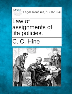 Couverture_Law Of Assignments Of Life Policies.