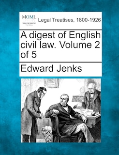 Front cover_A Digest Of English Civil Law. Volume 2 Of 5