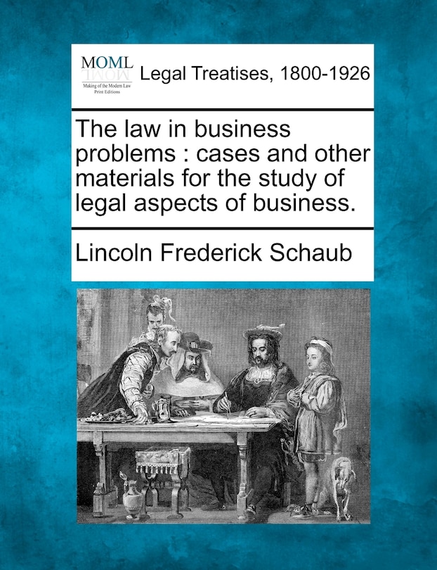 Front cover_The Law In Business Problems