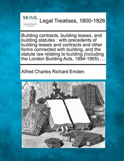 Front cover_Building contracts, building leases, and building statutes