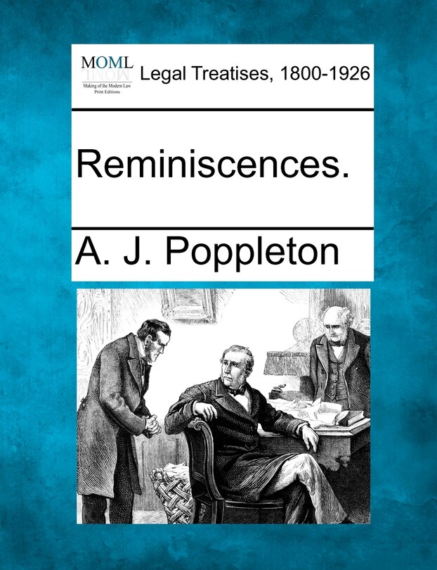 Front cover_Reminiscences.