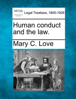 Couverture_Human conduct and the law.