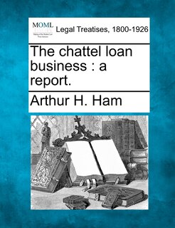 Front cover_The Chattel Loan Business