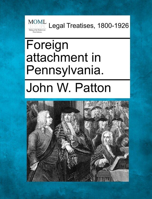 Front cover_Foreign Attachment In Pennsylvania.
