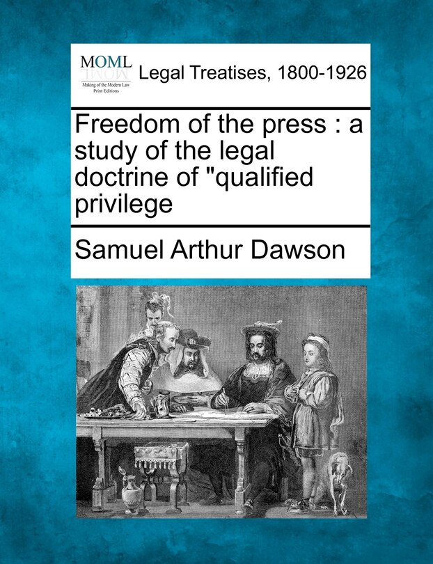 Couverture_Freedom Of The Press