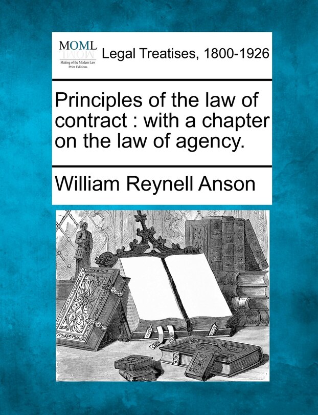 Front cover_Principles Of The Law Of Contract