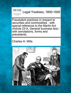 Front cover_Fraudulent Practices in Respect to Securities and Commodities
