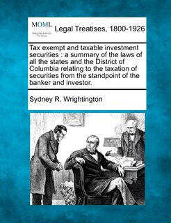 Front cover_Tax Exempt and Taxable Investment Securities