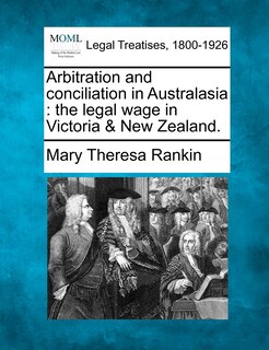 Front cover_Arbitration And Conciliation In Australasia