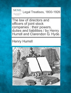 Front cover_The Law of Directors and Officers of Joint Stock Companies
