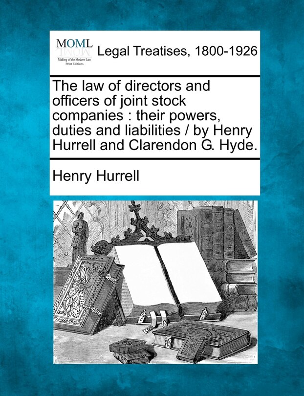 Front cover_The Law of Directors and Officers of Joint Stock Companies
