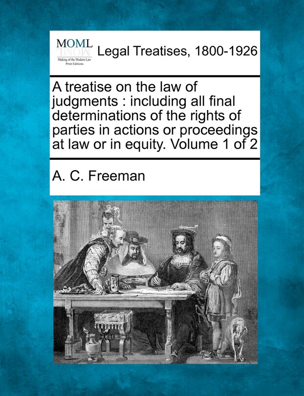Front cover_A treatise on the law of judgments