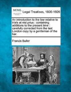 Couverture_An Introduction to the Law Relative to Trials at Nisi Prius
