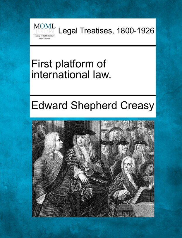 Couverture_First Platform Of International Law.