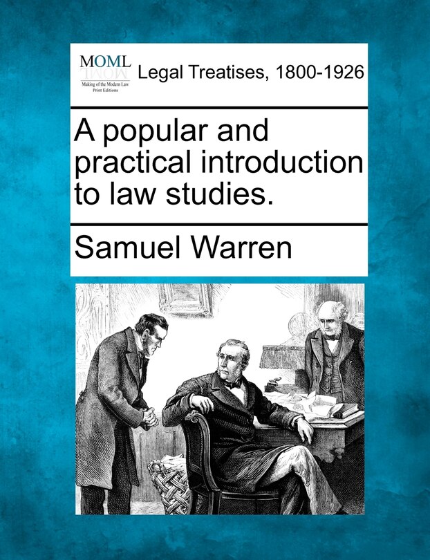 Front cover_A Popular And Practical Introduction To Law Studies.