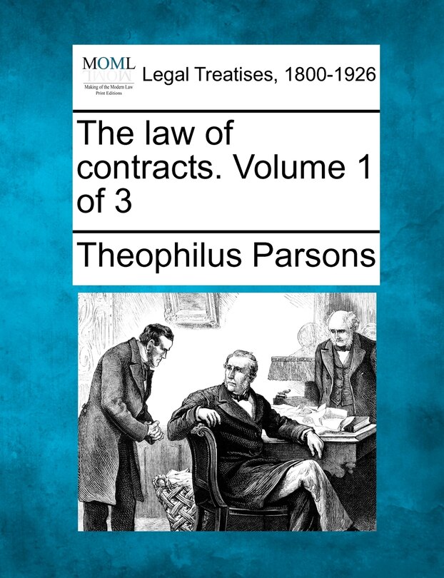 Couverture_The Law Of Contracts. Volume 1 Of 3