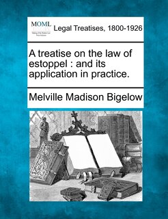 Front cover_A Treatise On The Law Of Estoppel