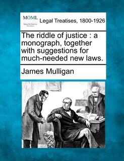 Front cover_The Riddle Of Justice