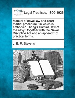 Couverture_Manual of naval law and court martial procedure