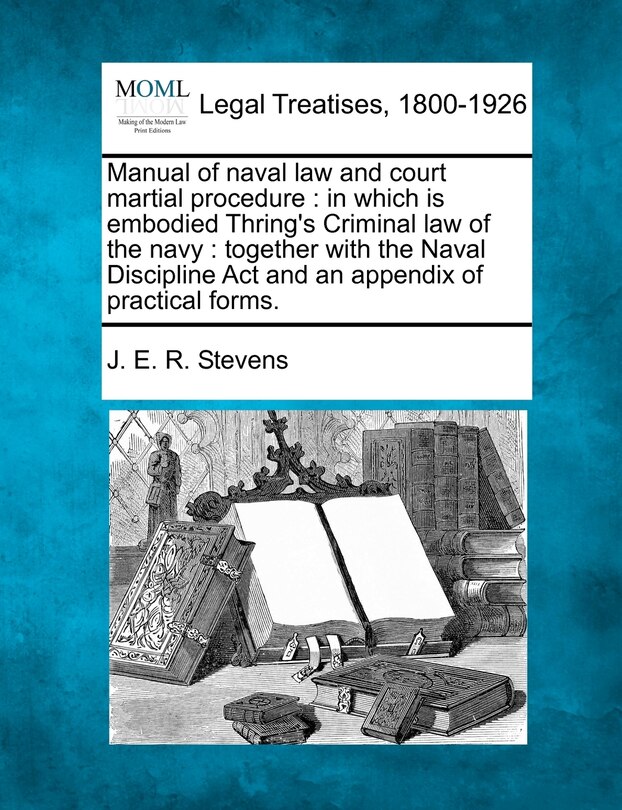 Couverture_Manual of naval law and court martial procedure