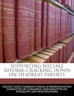 Front cover_Supporting Welfare Reform