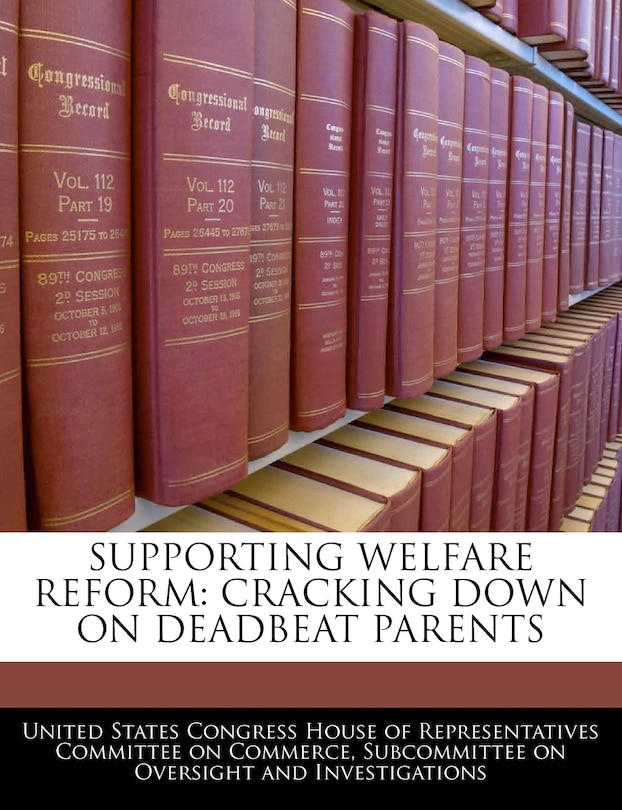 Front cover_Supporting Welfare Reform