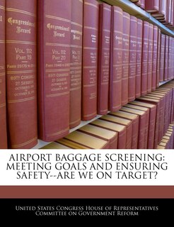 Front cover_Airport Baggage Screening
