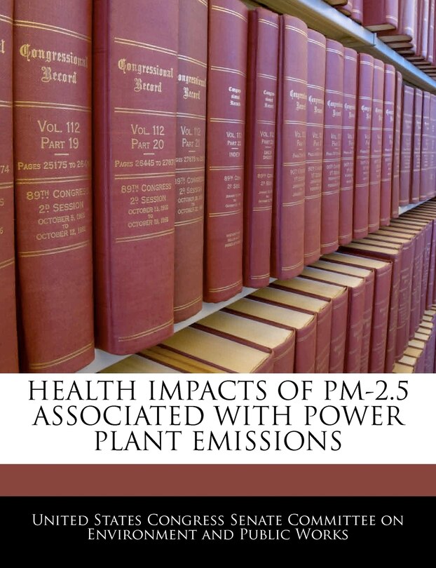 Couverture_Health Impacts Of Pm-2.5 Associated With Power Plant Emissions