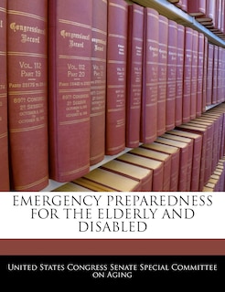 Couverture_Emergency Preparedness For The Elderly And Disabled