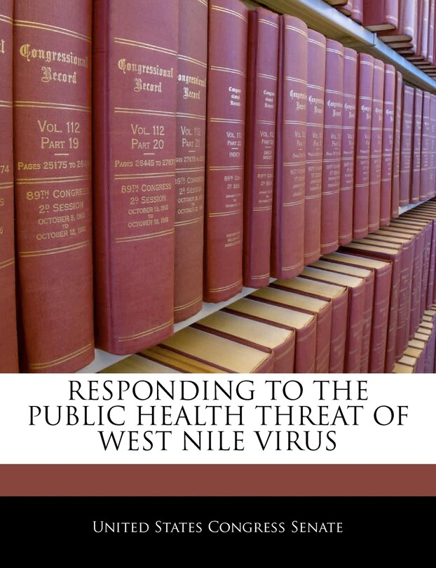 Couverture_Responding To The Public Health Threat Of West Nile Virus