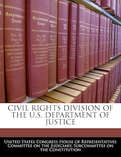 Front cover_Civil Rights Division Of The U.s. Department Of Justice