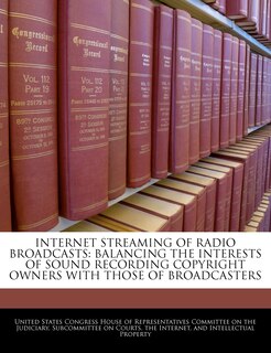 Front cover_Internet Streaming Of Radio Broadcasts