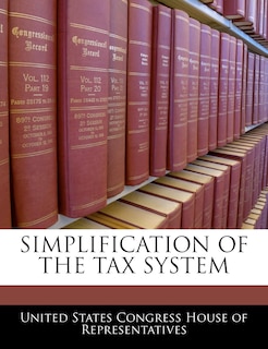 Simplification Of The Tax System