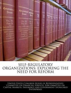 Couverture_Self-regulatory Organizations