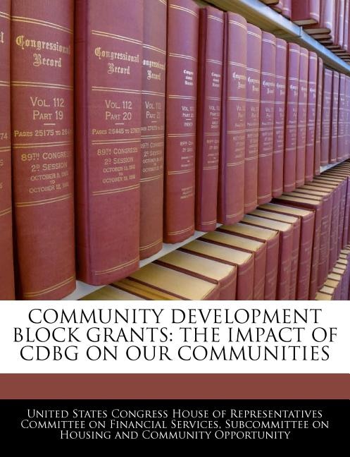 Couverture_Community Development Block Grants