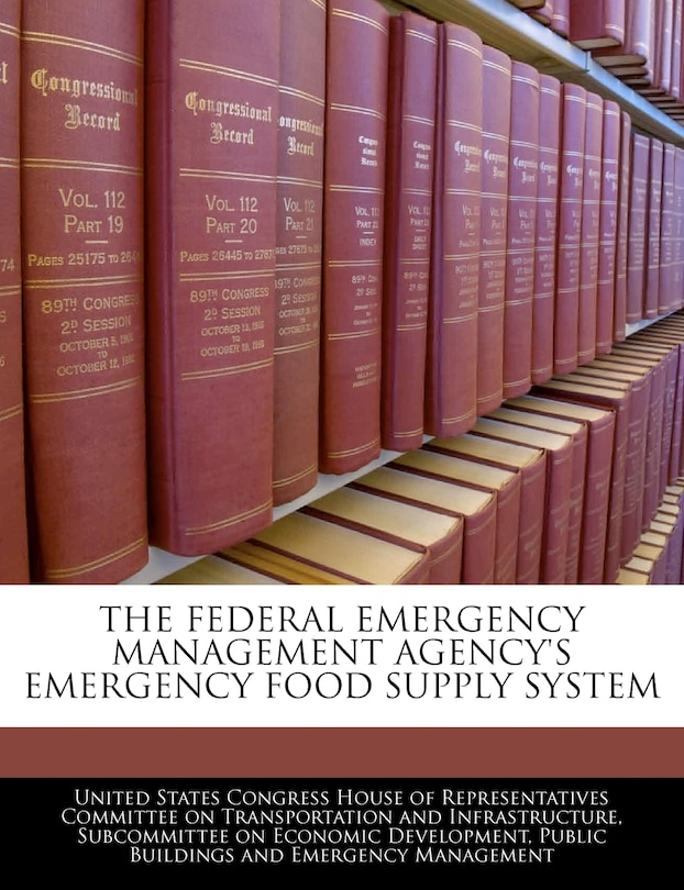 Couverture_The Federal Emergency Management Agency's Emergency Food Supply System