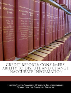 Couverture_Credit Reports