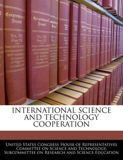 Front cover_International Science And Technology Cooperation
