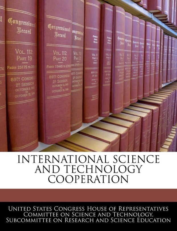 Front cover_International Science And Technology Cooperation