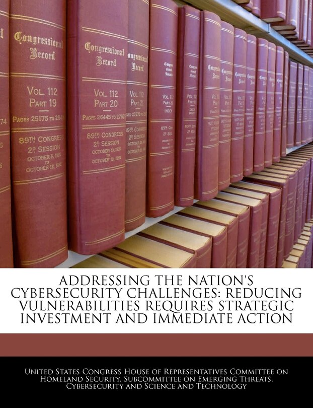 Couverture_Addressing The Nation's Cybersecurity Challenges