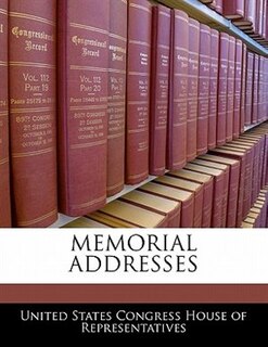 Front cover_Memorial Addresses