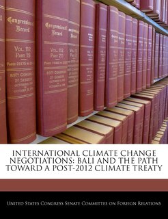 Front cover_International Climate Change Negotiations