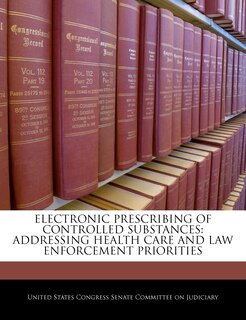 Couverture_Electronic Prescribing Of Controlled Substances