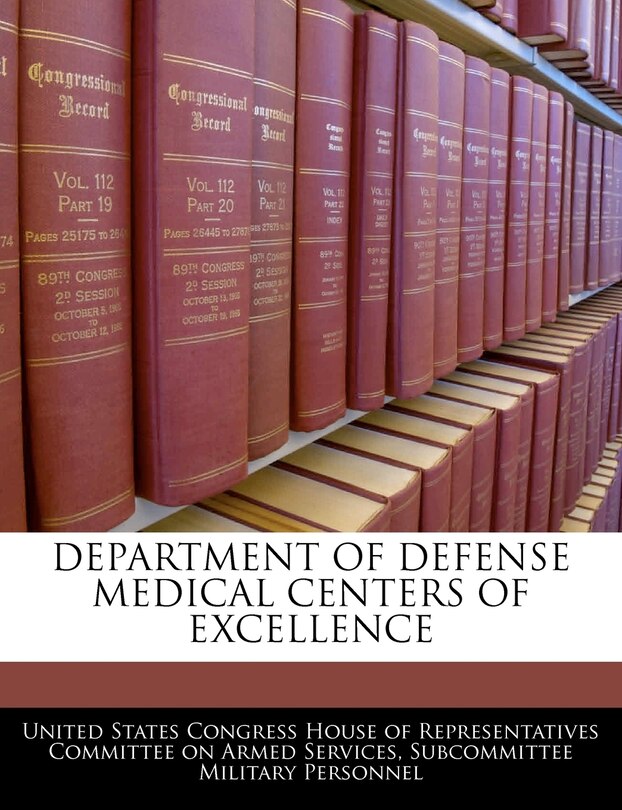 Front cover_Department Of Defense Medical Centers Of Excellence