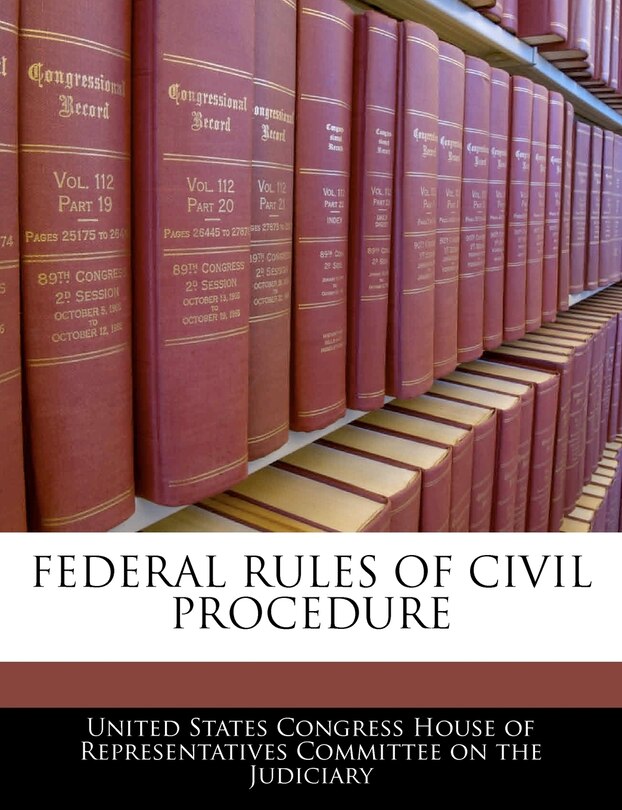 Front cover_Federal Rules Of Civil Procedure