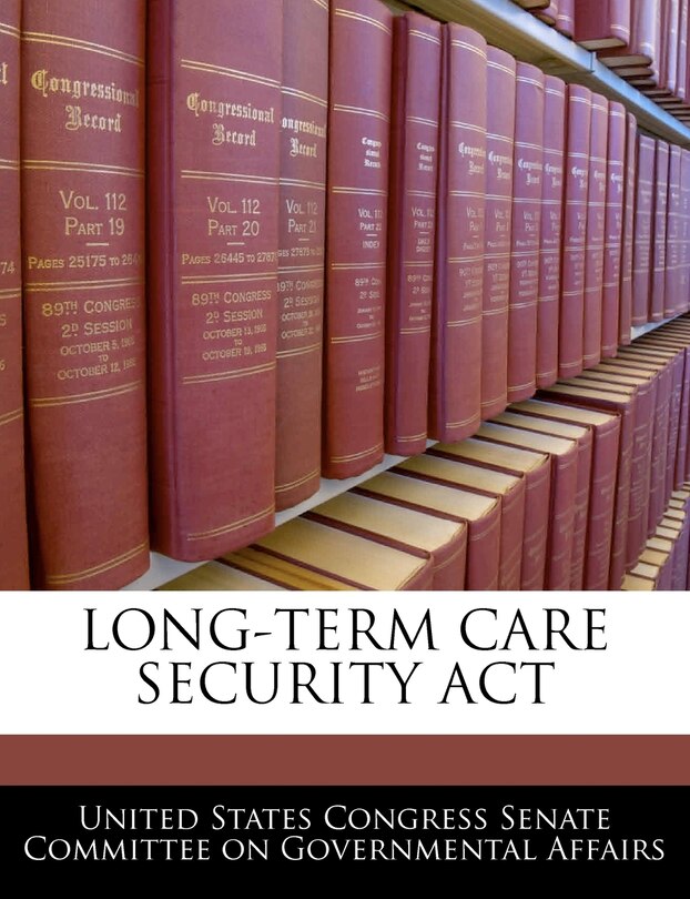 Front cover_Long-term Care Security Act