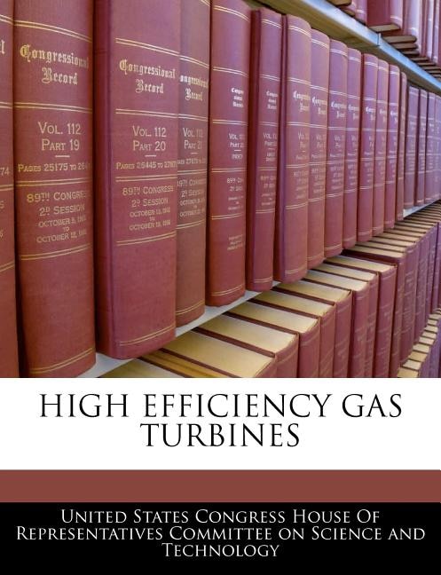 Front cover_High Efficiency Gas Turbines