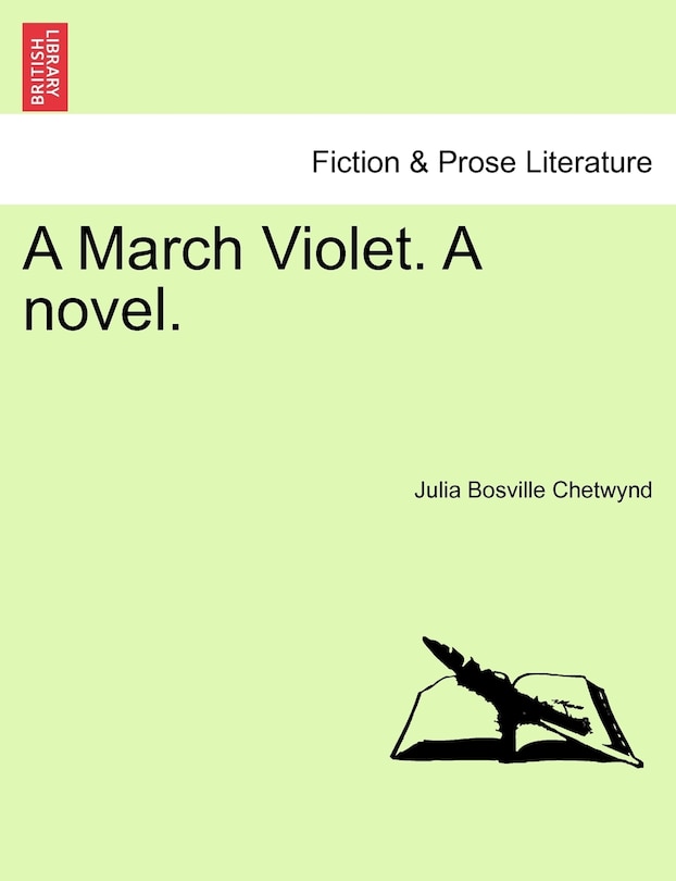 Front cover_A March Violet. A Novel.
