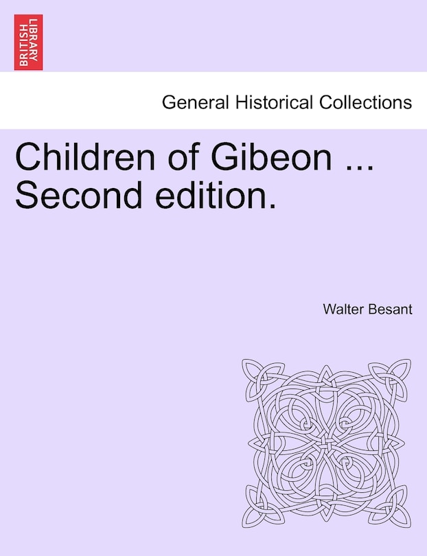 Front cover_Children Of Gibeon ... Second Edition.